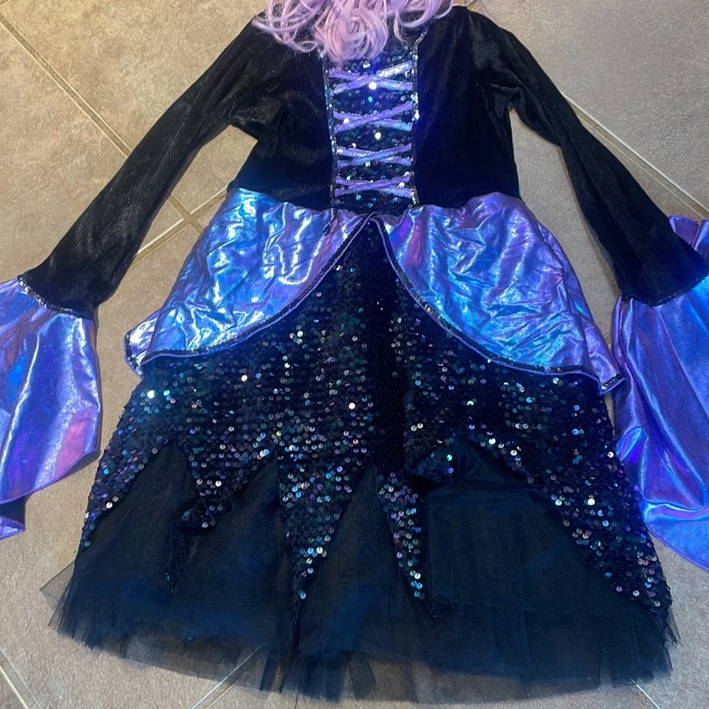 Spirit Witch Costume Hat and Wig! 10